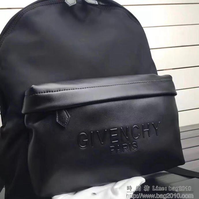GlVENCHY紀梵希 2018年春款 爆款帆布背包 頭層牛皮 原版亞銀五金 休閒雙肩包 旅遊出行必備  tsg1128